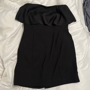 Naked Zebra Black Strapless dress